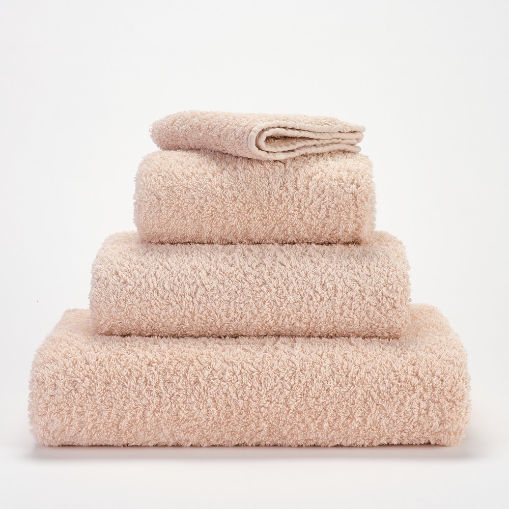 Super Pile Plain Bathroom Towels by Designer Abyss & Habidecor 610 in Nude